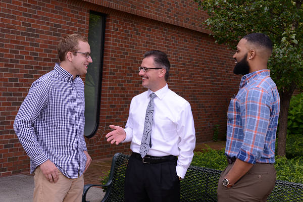 Chancellor with Students