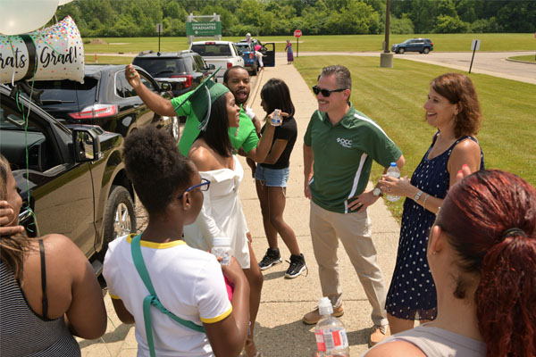 Chancellor meeting with students