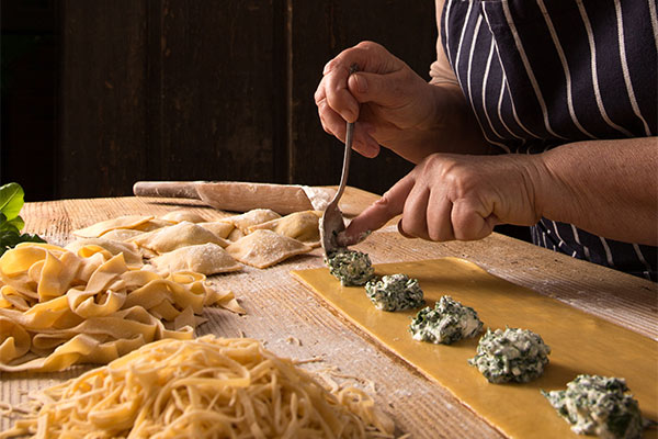 A plate of pasta
