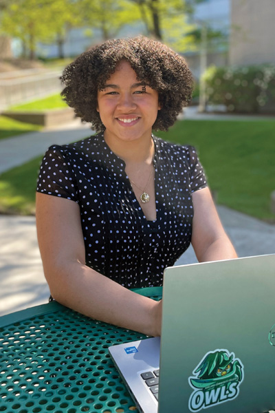 High school junior Imani Swain (above) from Detroit took a College Success Course with OCC last winter.