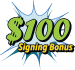 $100 bonus