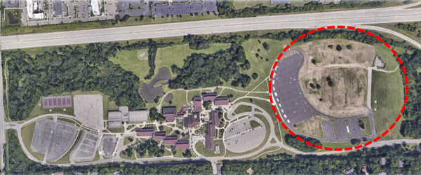 future athletics complex site