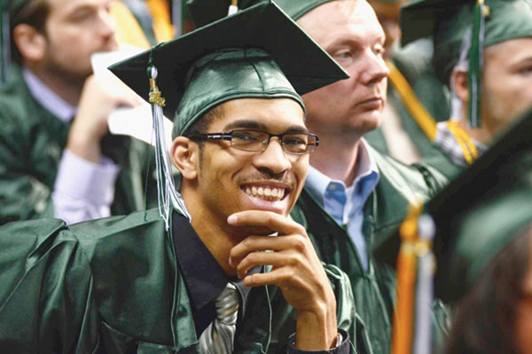 Male student graduation