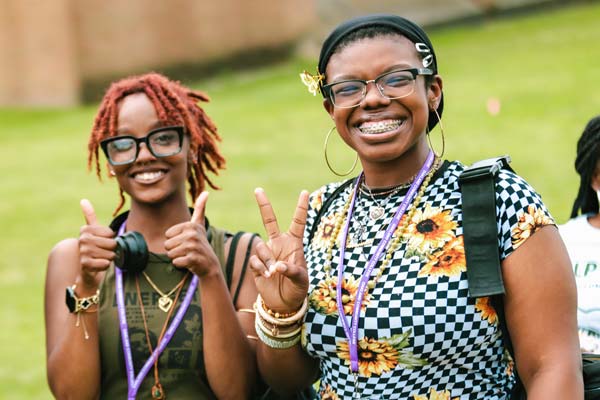 Students at OCC Orientation Event 