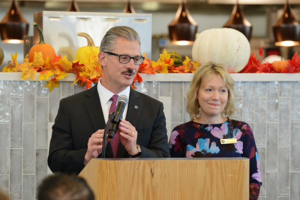 Chancellor Pete Provenzano and wife Cindy