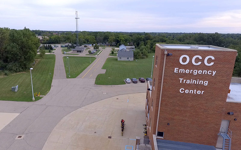 Auburn Hills Campus photo taken by drone.